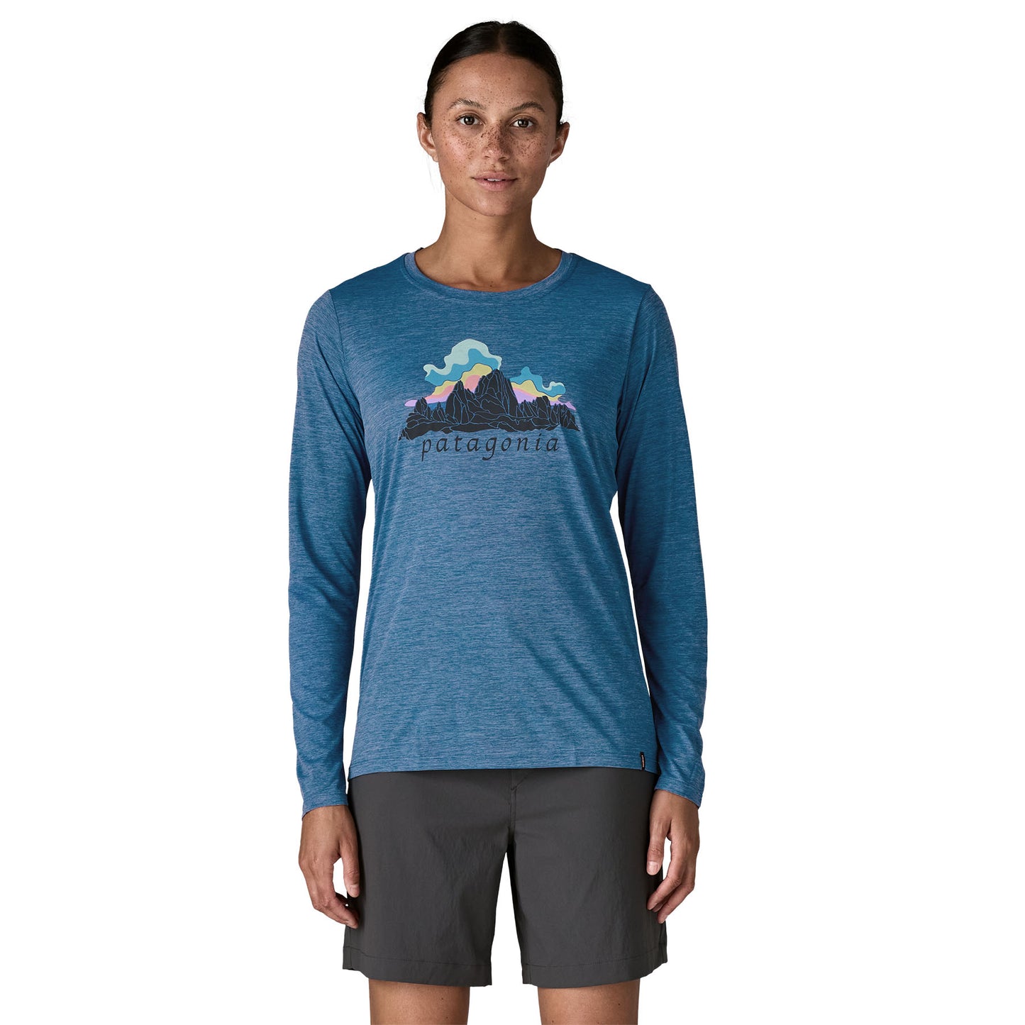 WOMENS CAPILENE COOL DAILY SHIRT - FITZ ROY NIMBUS
