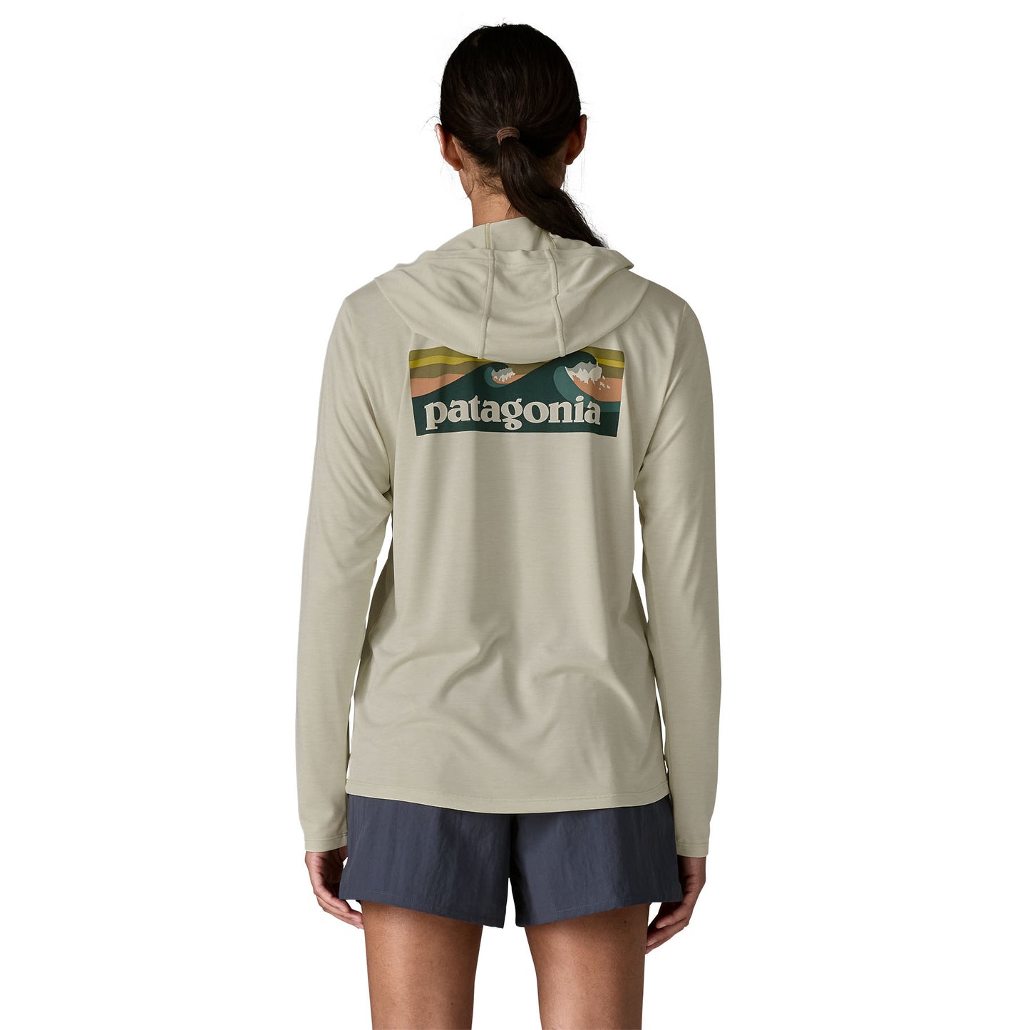 WOMENS CAPILENE COOL DAILY HOODY - BOARDSHORT LOGO