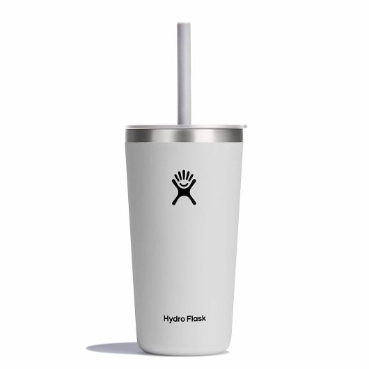 20 OZ ALL AROUND TRAVEL TUMBLER WITH STRAW LID